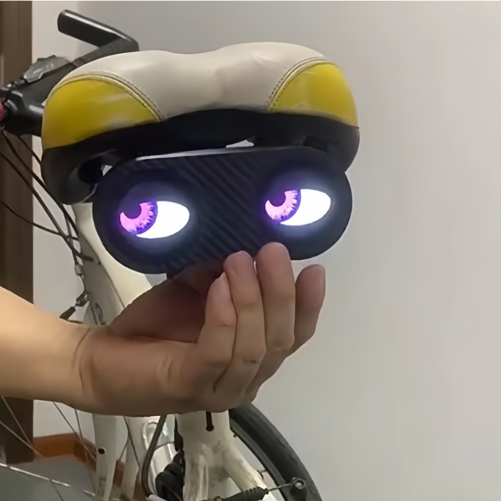 LED Bicycle Bike Devil's Eye Dynamic Lights Tail light USB Recharge Programmable