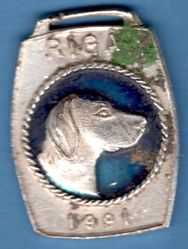 Latvia Dog Tag. Jeton. Token 350
