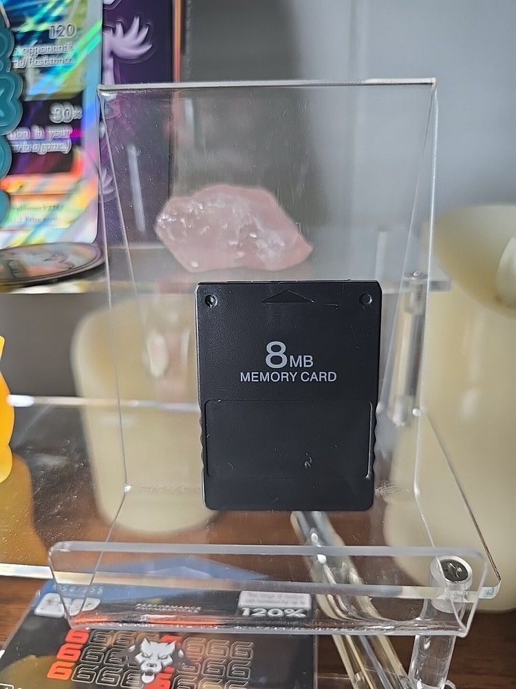 Ps2 8mb Memory Card External Attachment - Black