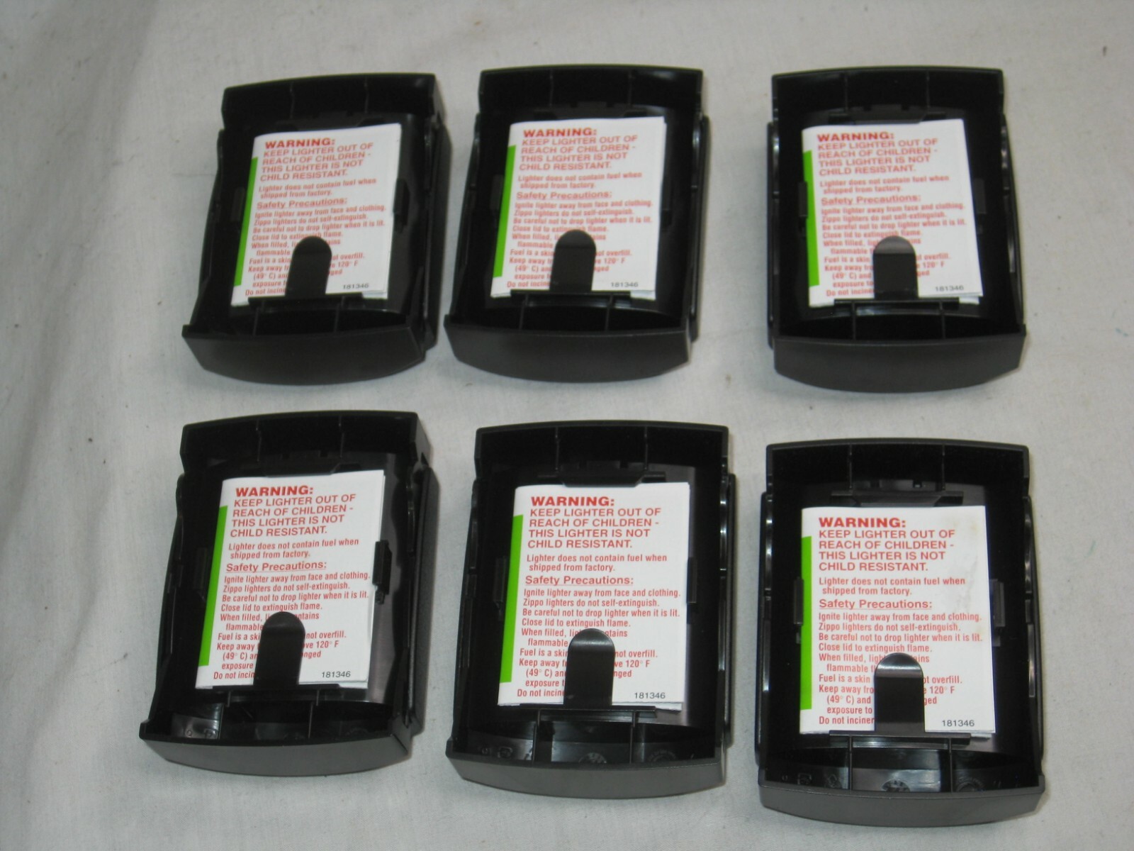 ZIPPO L 06 lighter U.S.A. made w/ case original single blank chrome