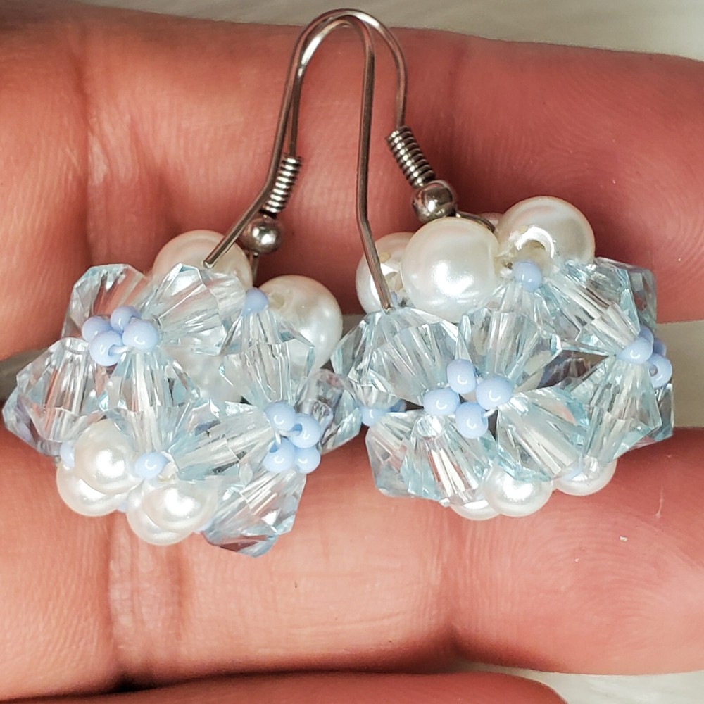 Multi Colored Beaded Earrings Drop