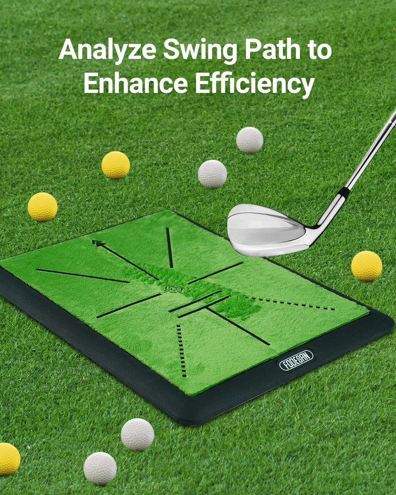 Golf Hitting Mat – Practice Mat with Swing Path Feedback & Impact Detection – In