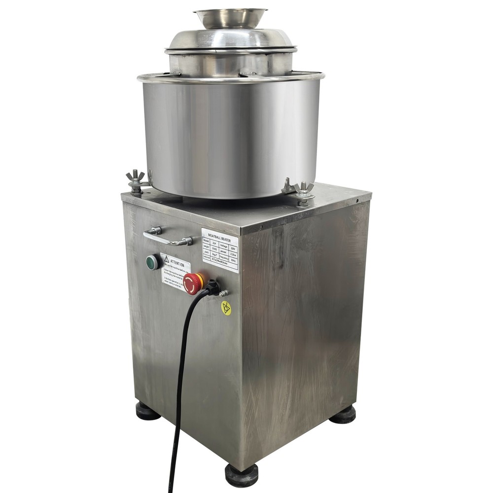 Meatball Beating Machine Beef Pork Fish Meat Paste Mixer Processor Stainless220V
