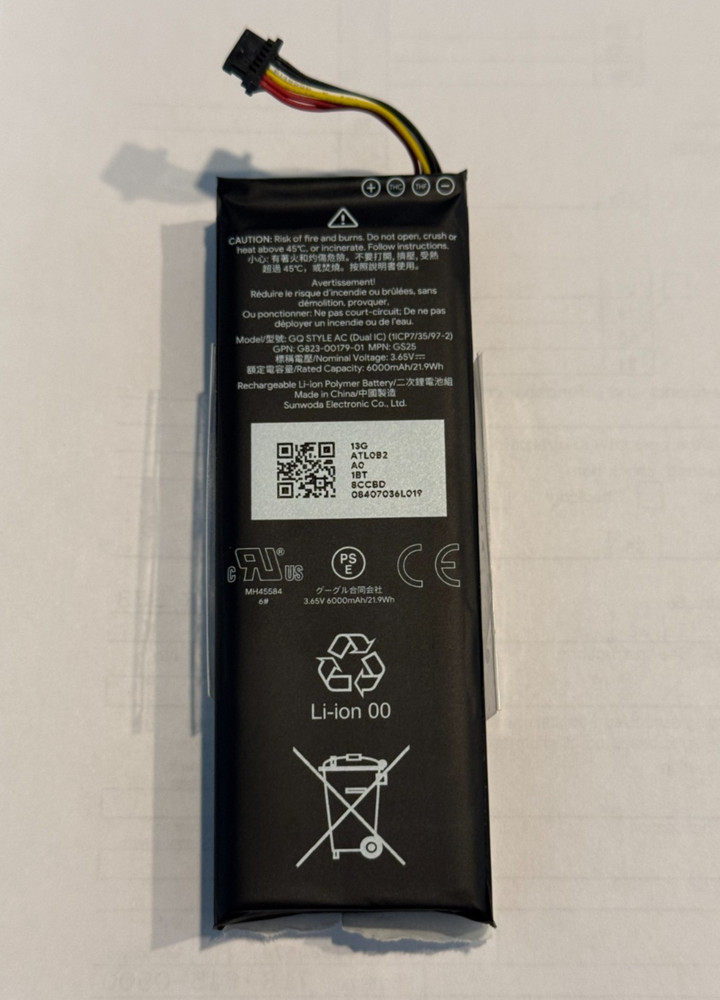 Google Nest Doorbell (Battery) Replacement Battery