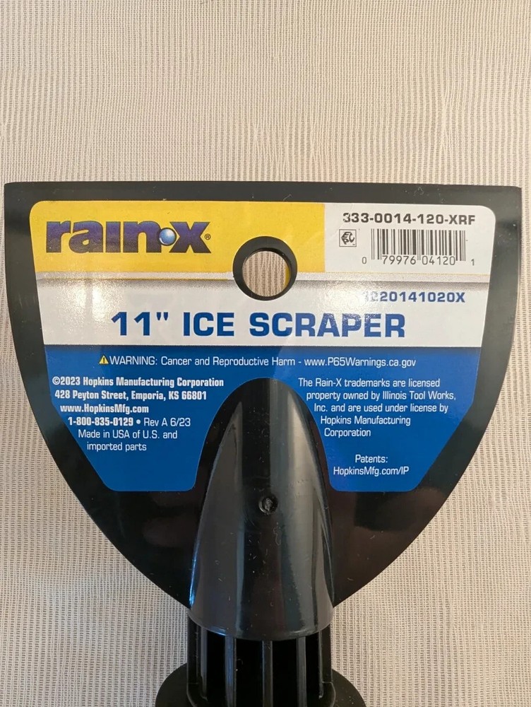 Rain-X 11" Ice Scraper with Flex Blade – Windshield Snow & Ice Removal Tool