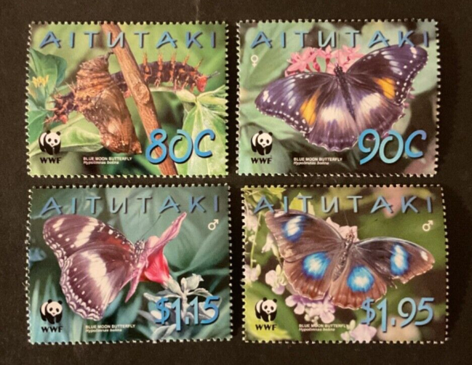 Aitutaki Scott #539-42 never hinged