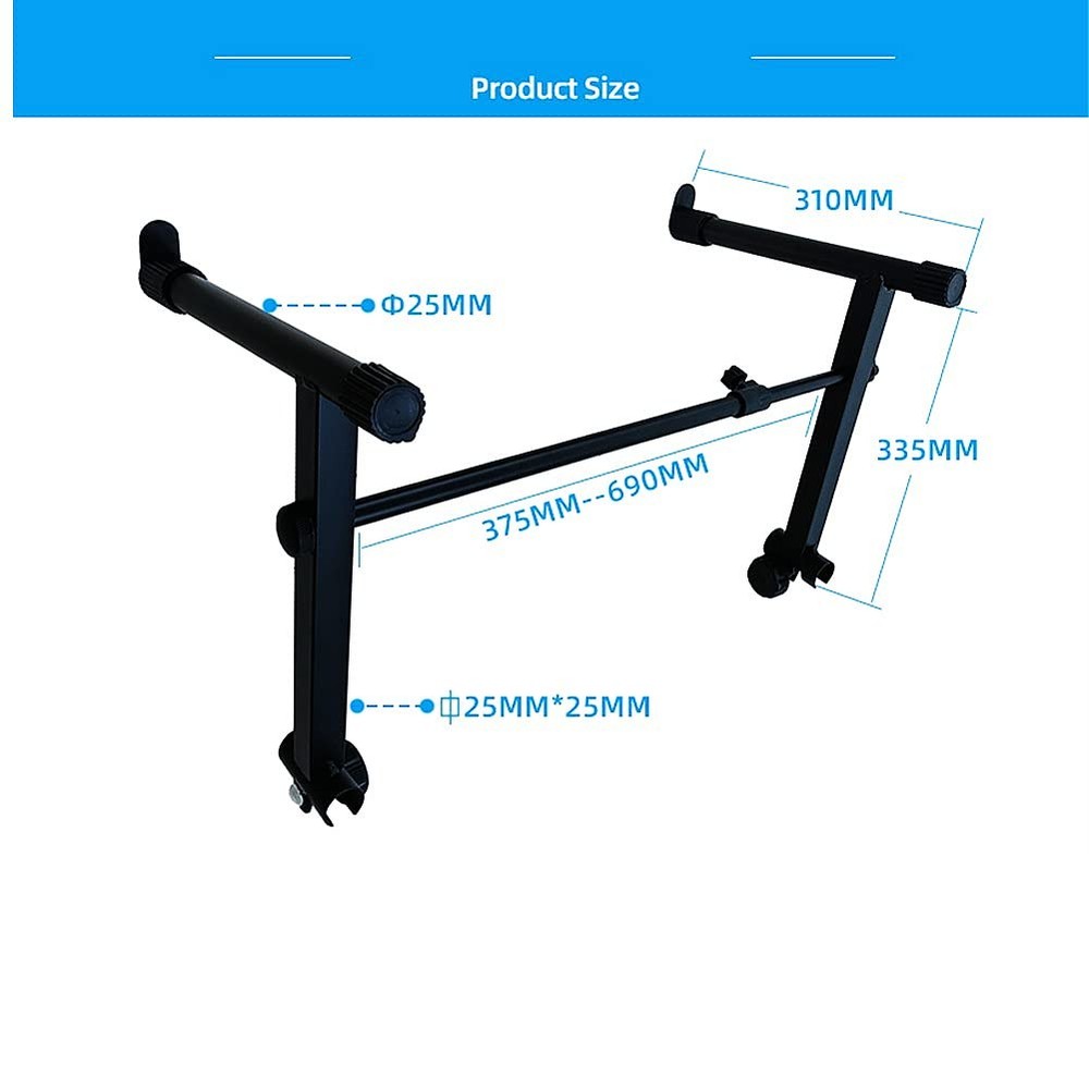 Universal Second Tier Stand for Electronic Piano Keyboard Rack Holder
