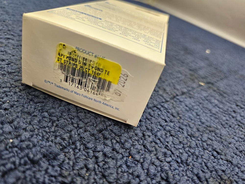 (QTY 25) API Pond 164F: 5-in-1 Water Pond Test Strips - Water Problem Solving