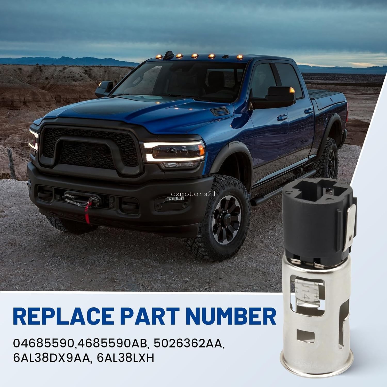 Power Outlet Base Cigarette Lighter Socket LH Side for 98-20 Ram 1500 2500 3500