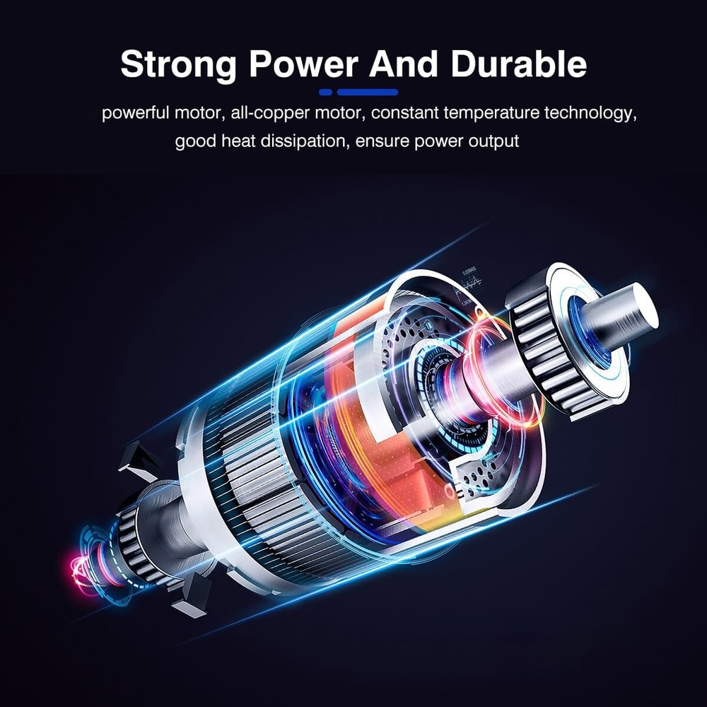 Cordless Leaf Blower Vacuum Handheld Electric Leaf Blower With 2 Battery US