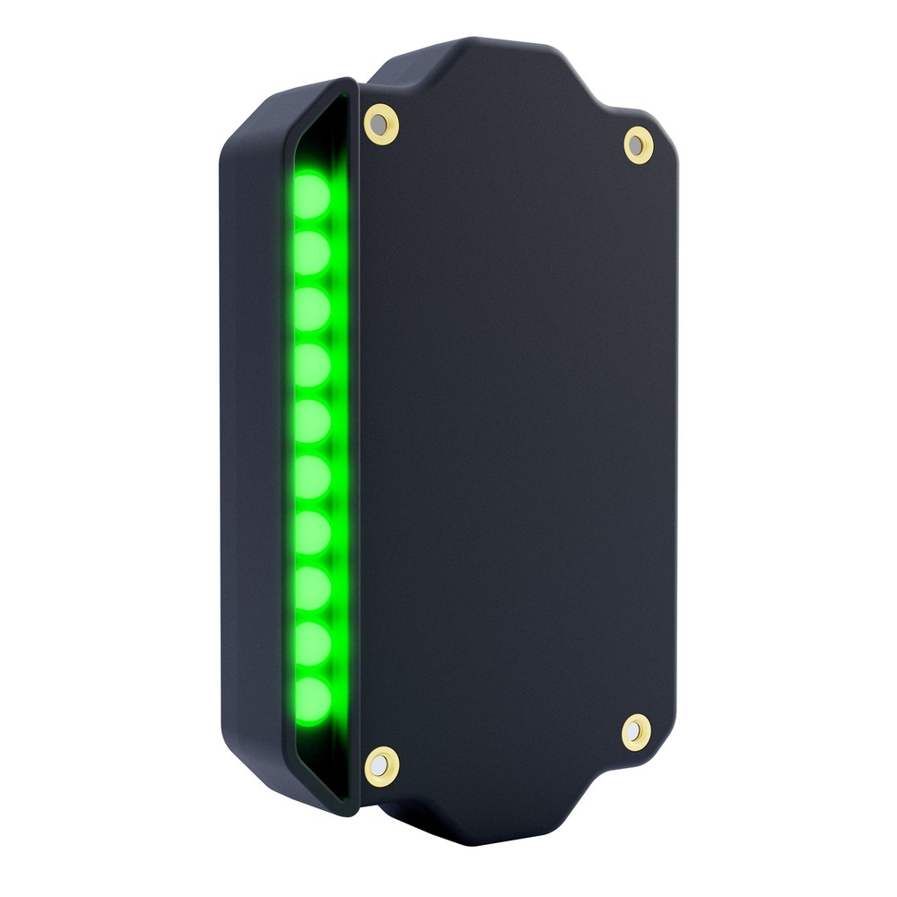 Caldwell LED Hit Indicator Target Light Black with Green LED Hook & Loop Mount