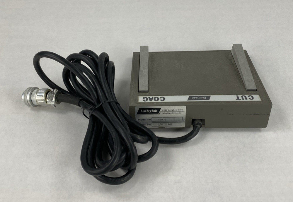 Valleylab E6006 Foot Switch Untested
