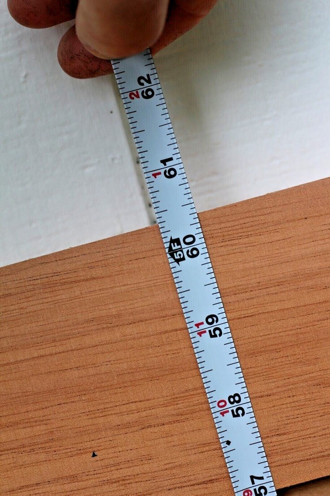 Solid cedar wood shutter 60.5" height 18" width 1 3/8" thick