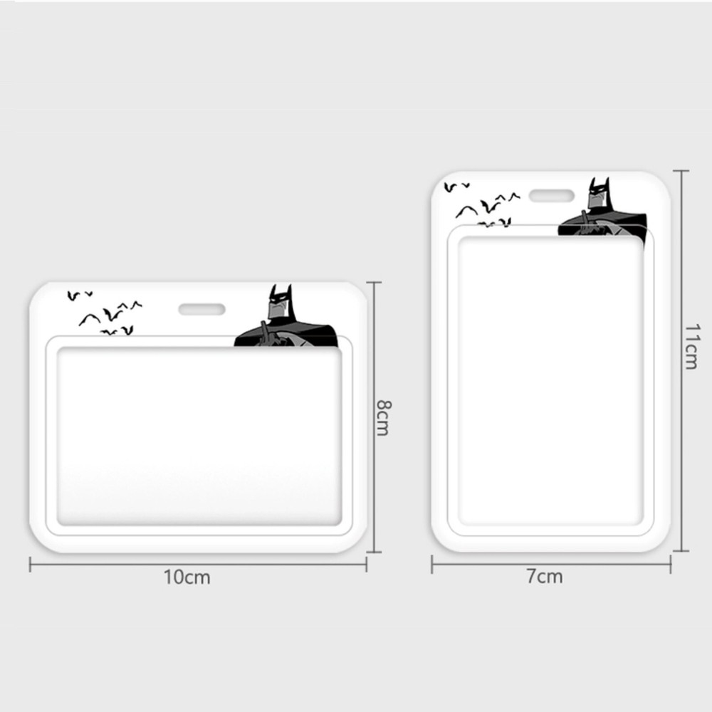 Comic Batman Rectangular ID Holder with 18 inch Lanyard
