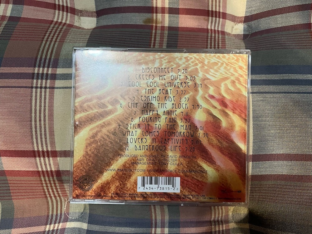 Signed Autographed IMA ROBOT - 'Monument to the Masses' CD (2006)