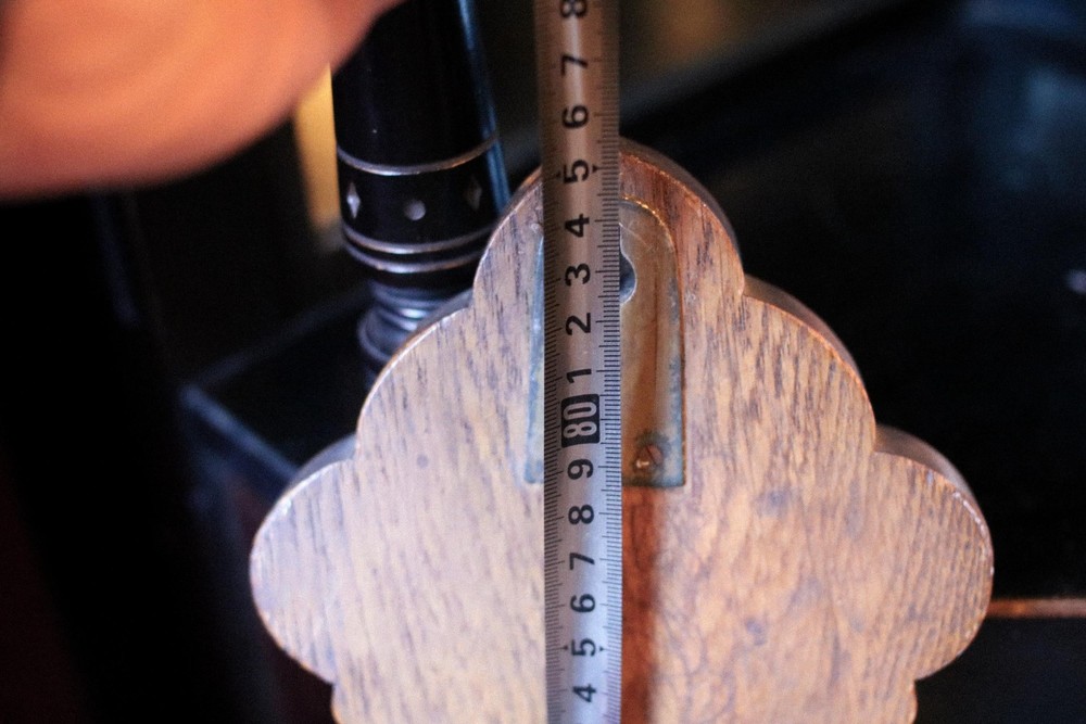 Large Antique Victorian Barometer / Thermometer