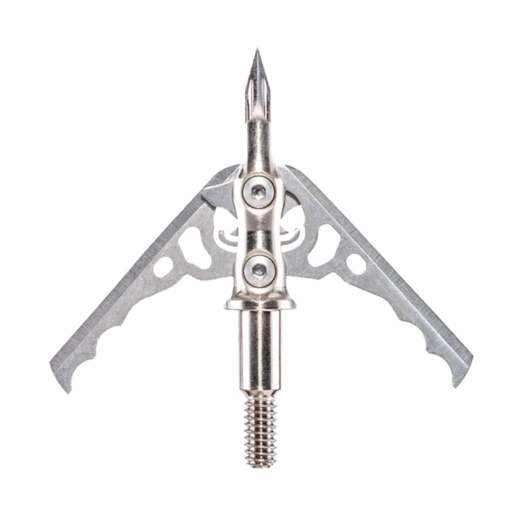 Rage Hypodermic 2-Blade Crossbow NC Broadhead, 100 Grain, Silver, 3 Pack