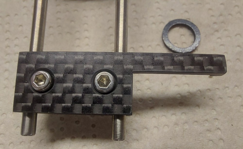 SHELL HEADSHELL NON-MAGNETIC TITANIUM + CARBON - ORSONIC STYLE + OCC LITZ CABLES