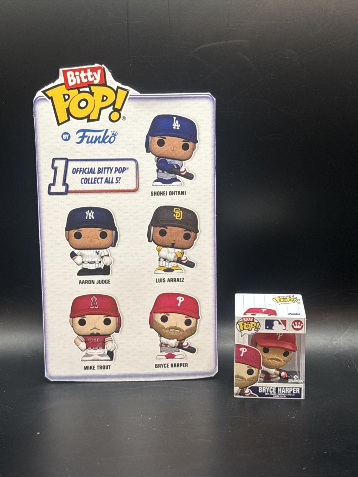 2026 Topps Series 1/Bryce Harper Funko Bitty Pop Figurine Super Box