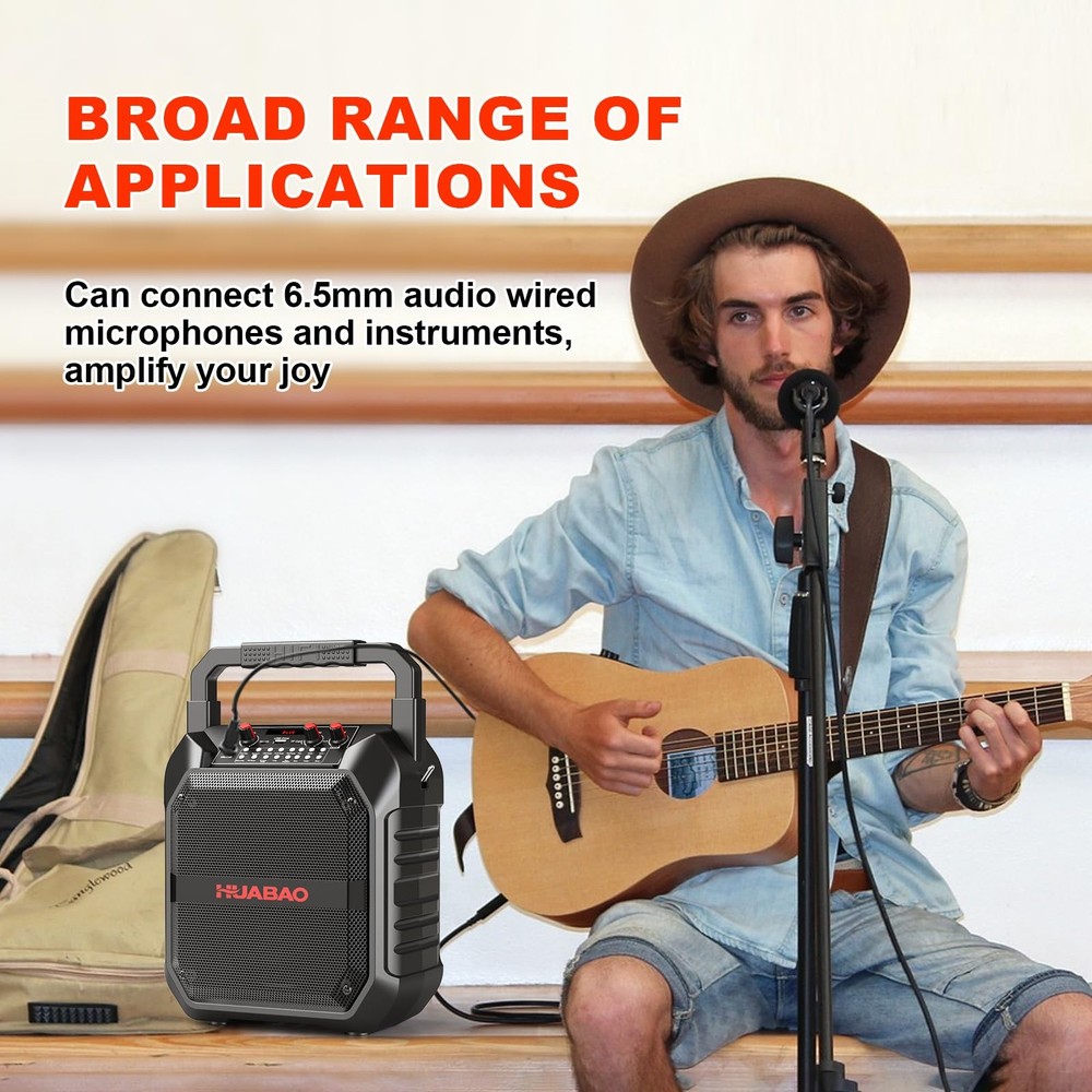 Karaoke Machine, Portable Bluetooth Speaker with Wireless Microphone for Adul...