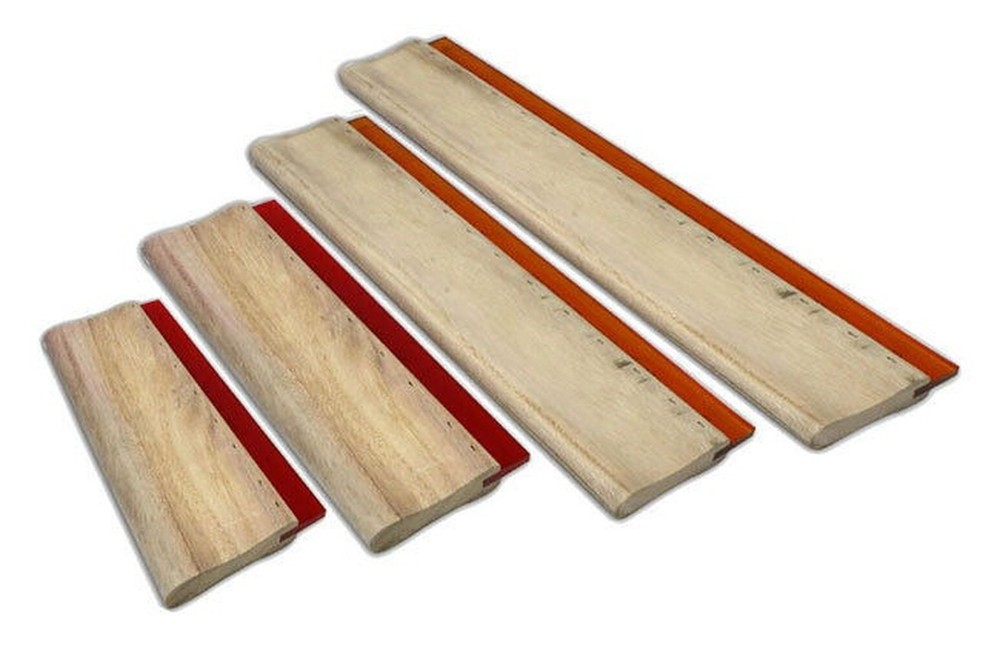 4pcs Screen Printing Squeegee Ink Scraper Silk Stencil Printing 75 Durometer