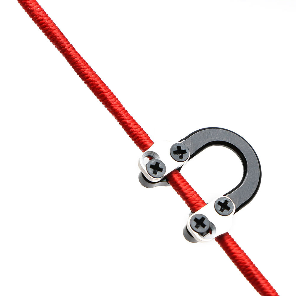 4-Finger Compound Bow Release Aid + D Loop Adjustable Rotate 360° Thumb Release
