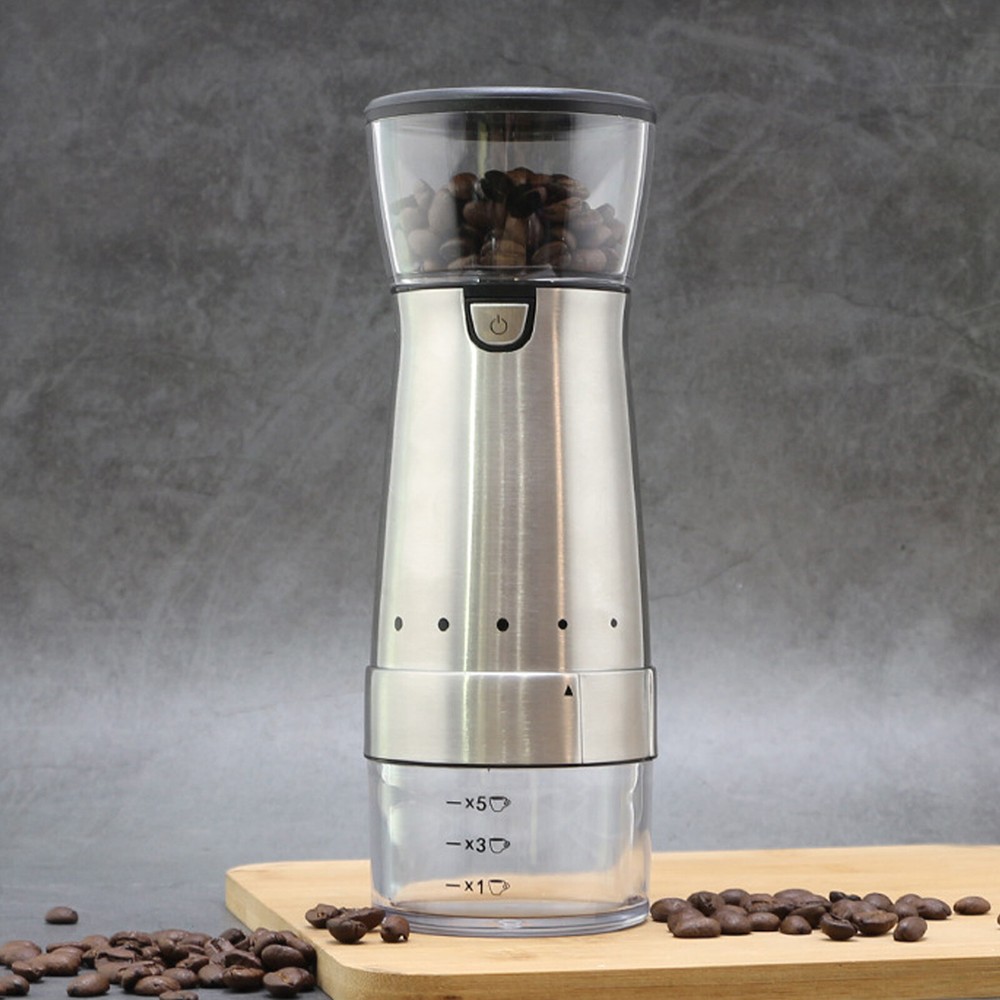 Rechargeable Battery Powered Portable Fully Automatic Electric Coffee Grinder