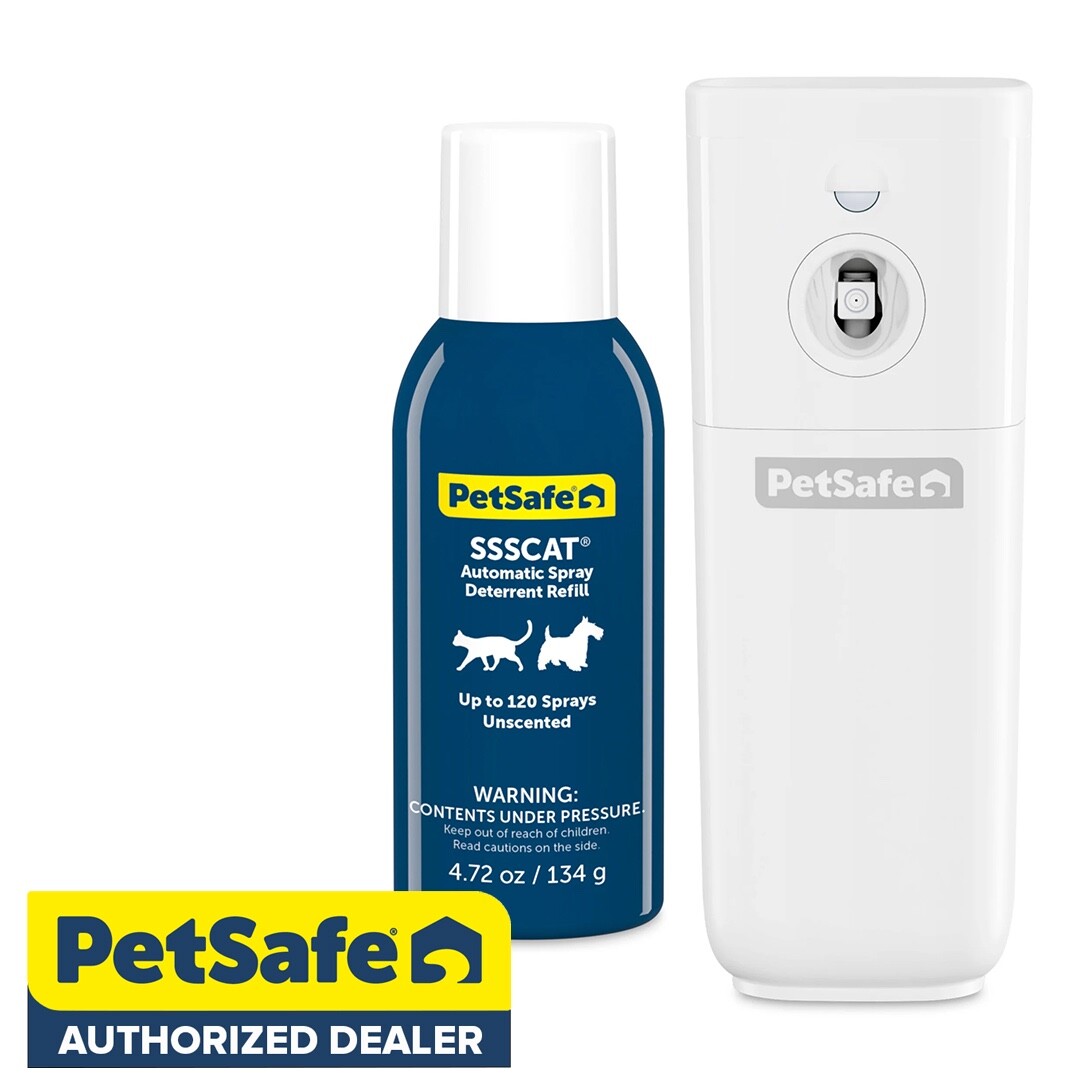 PetSafe SSSCat Spray Deterrent Dog Cat PPD00-17617 with Spray Refill - New 2024