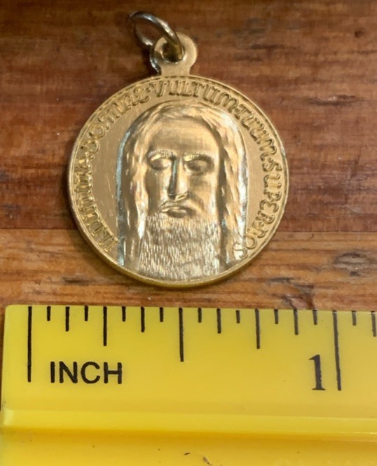 Holy Face of Jesus Medal Shroud of Turin Nobiscum Domine Lot Of 100 Medals 3/4”