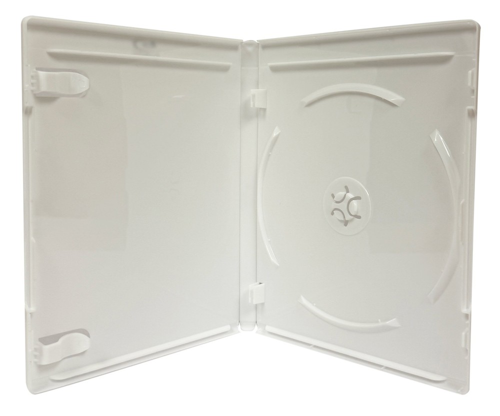 PREMIUM STANDARD Solid White Blu-Ray Single Cases 12MM Lot
