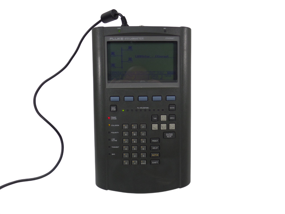 FLUKE 672 Ethernet LANmeter Network Analyzer - Free Shipping