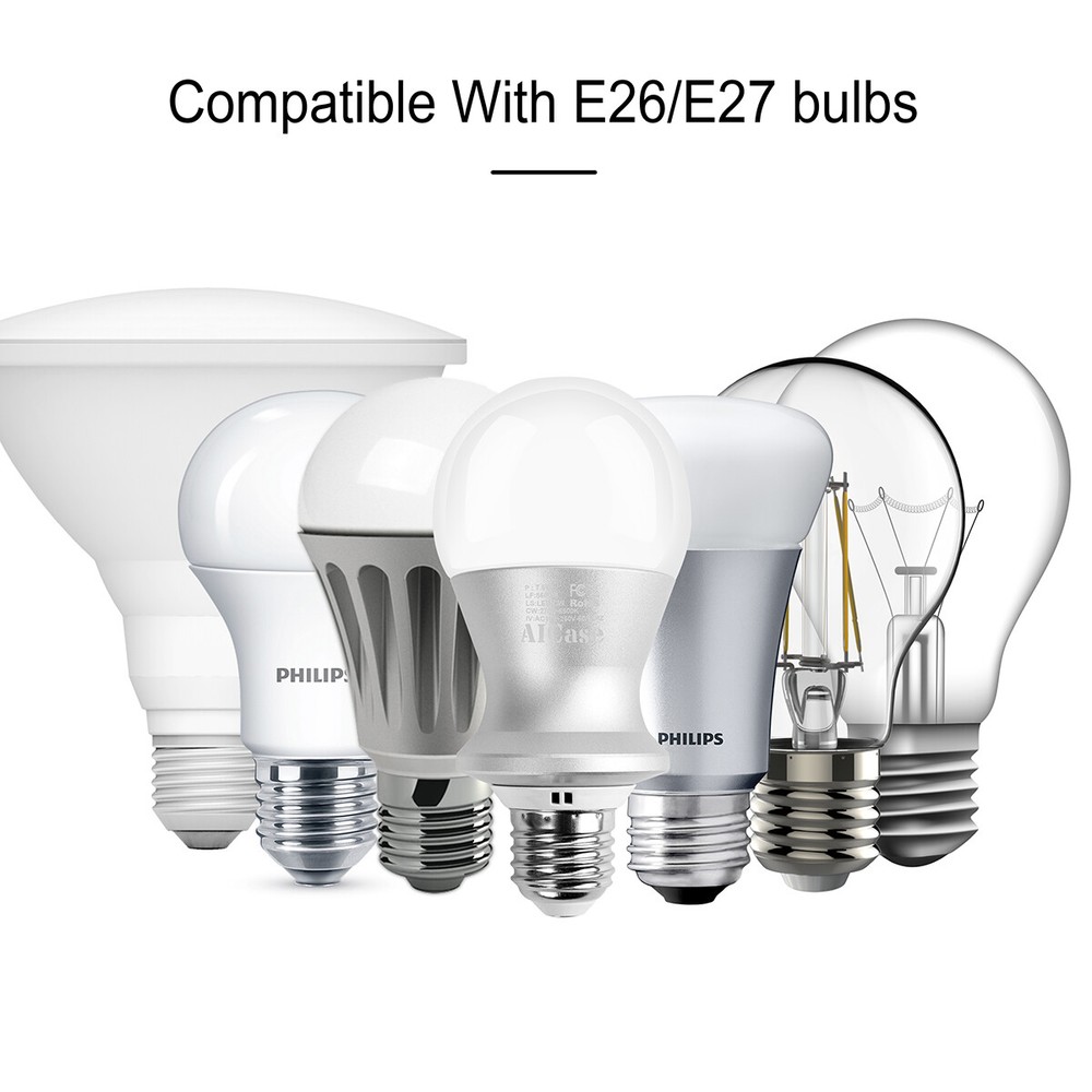 E26/E27 Light Socket On/Off Switch Cable 1.8M LHanging Lantern Extension Cord