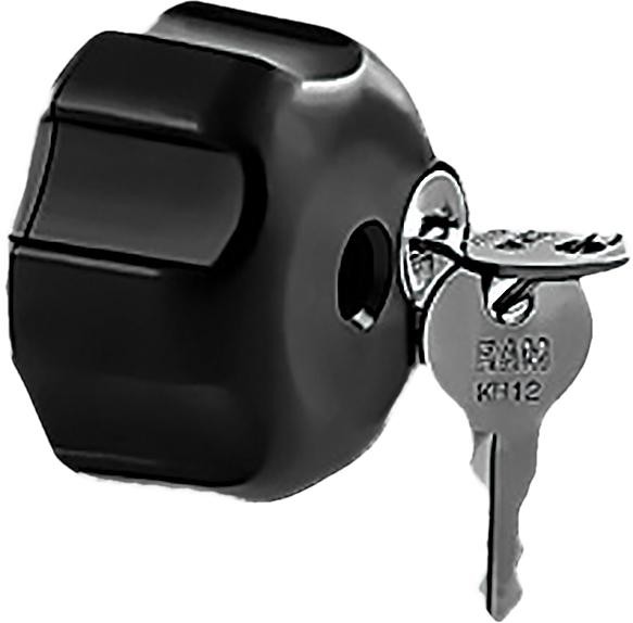 LOCKING KNOB 1/4"-20 BRASS HOLE