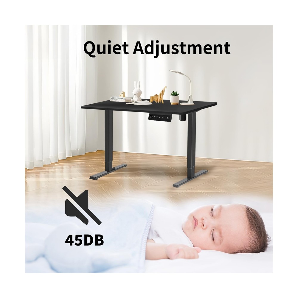 NICECOZY Electric Standing Desk Frame Workstation,Memory Controller Height Ad...