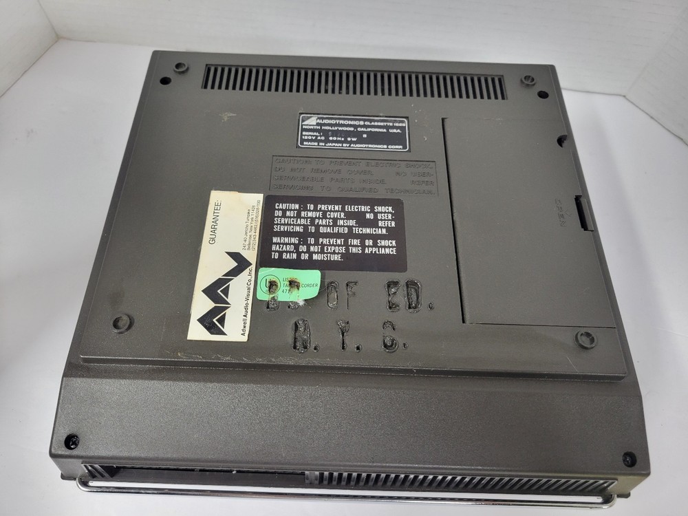 Audiotronics 152S Sync Cassette Recorder Tested - Works - great condition