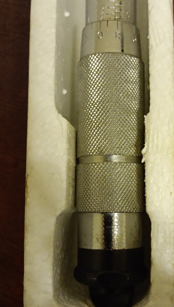 Micrometer Adjustable Ratcheting Torque Wrench Steel Silver
