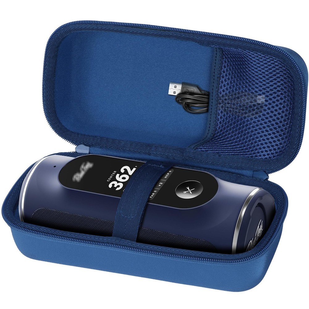 Hard Case Compatible with Blue Tees Golf Player+ GPS Speaker (Navy Case)
