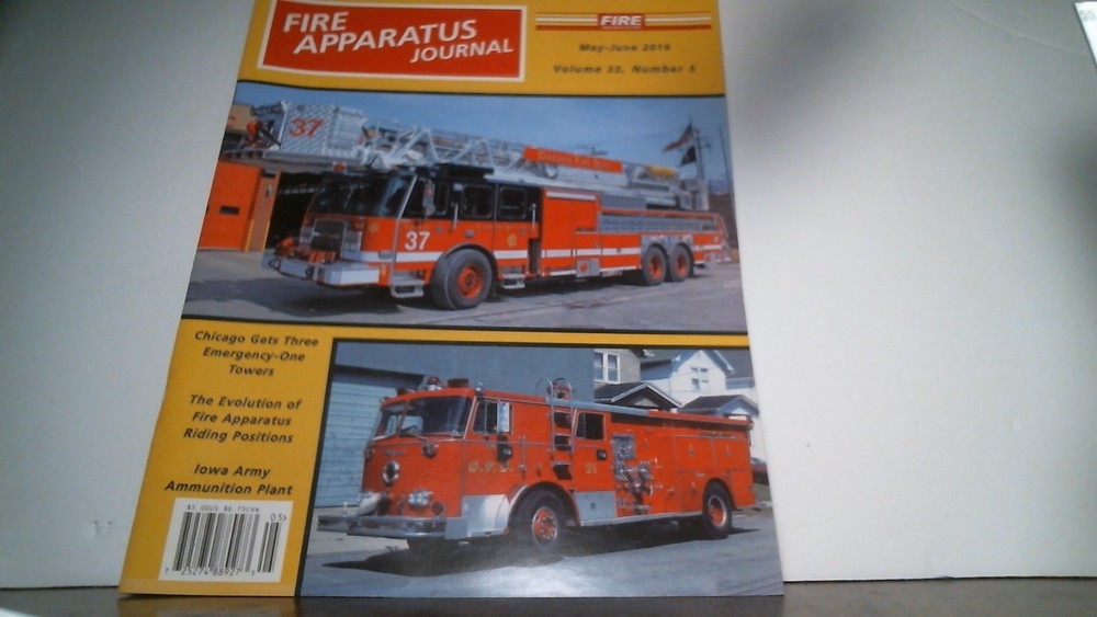 FIRE APPARATUS JOURNAL - MAY-JUNE 2016