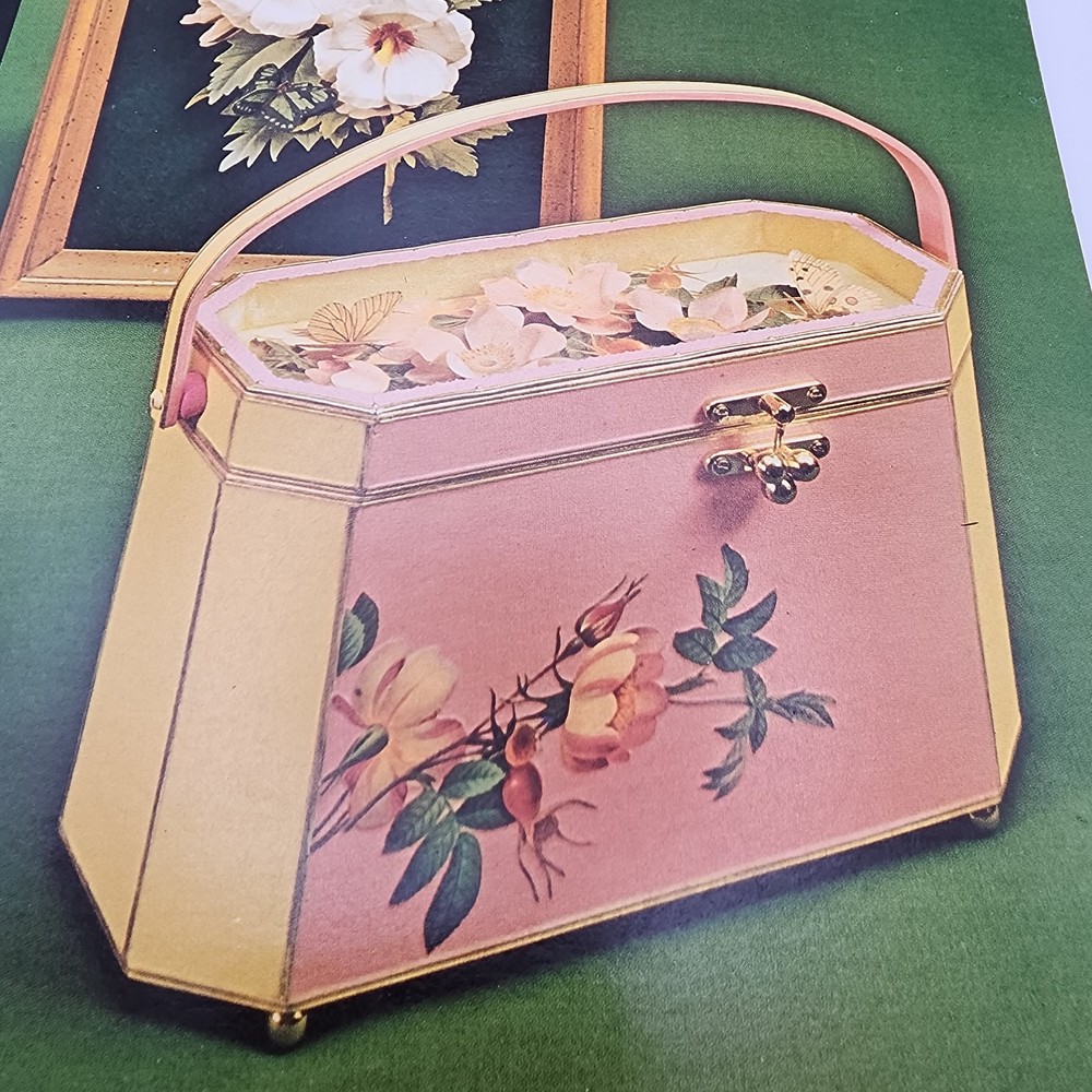Paper Tole Three Dimensional Decoupage Craft Pattern Project Instruction 1973