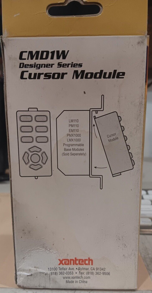 Xantech CMD1W Designer Series Cursor Module