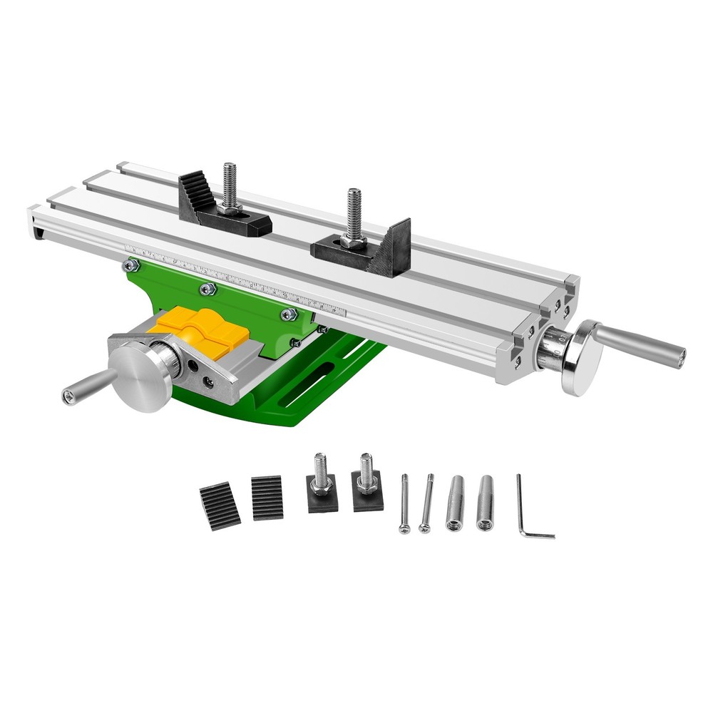 Upgraded Mini Multifunction Cross Slide Table Milling Working Drilling Bench