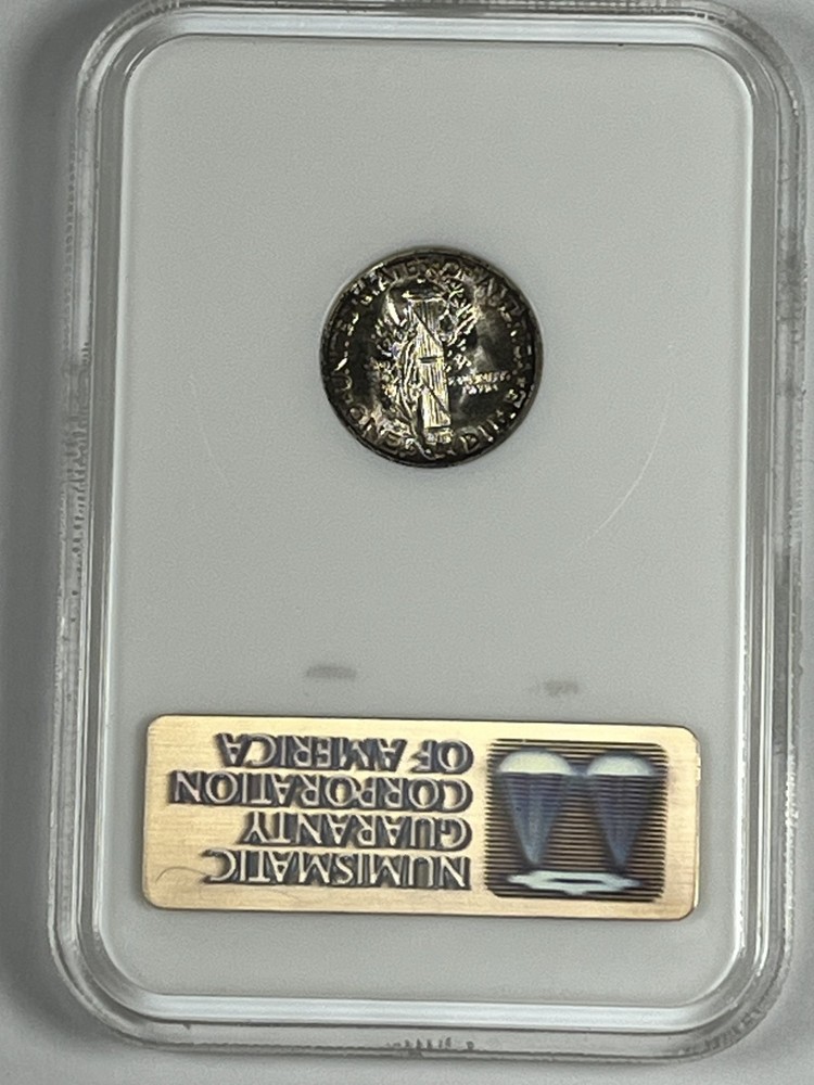 1944-D Mercury Dime : NGC MS66FB