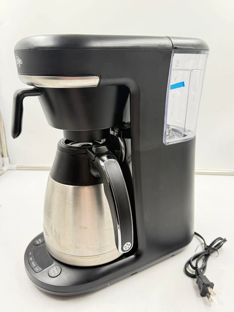 Mr. Coffee 10 Cups Single Serve Programmable Coffee Maker Machine Carafe, Black