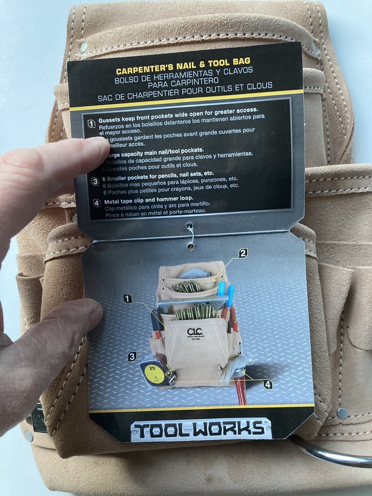 CLC 533X Leather Tool Pouch Tan 1 pc