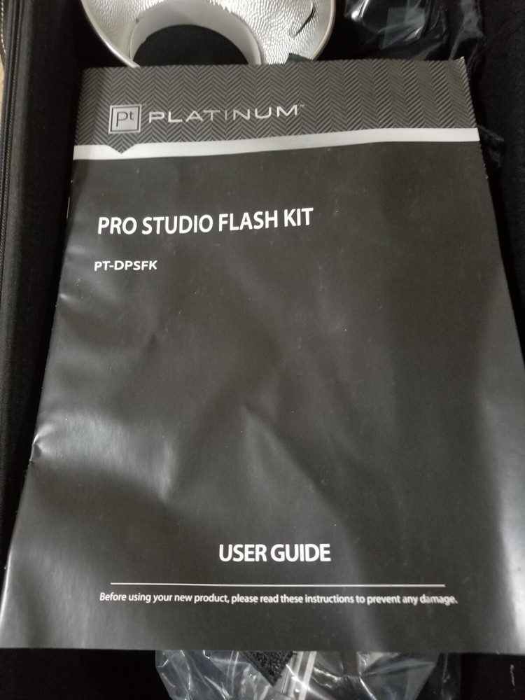 Pro Studio Flash Kit Brand Platinum™ Model Number PT-DPSFK Color