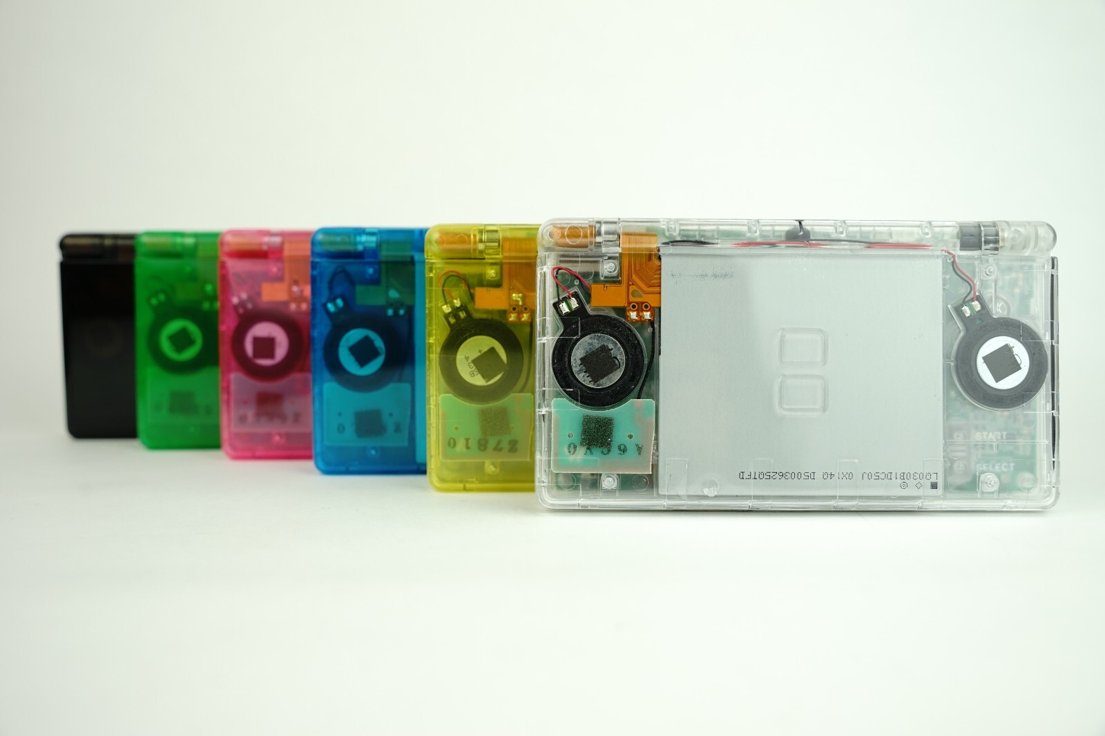 Nintendo DS Lite Console with Charger Handheld Clear Brand New Shell NDSL