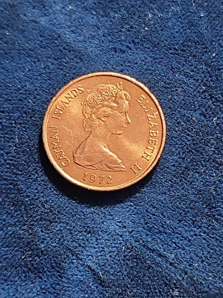 1972 Cayman Islands Cent KM# 1