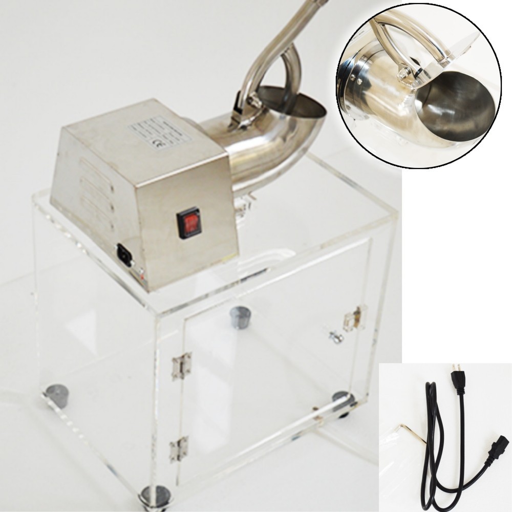 110V Electric Ice Crusher Commercial Shaved Ice Machine Milkshake Maker