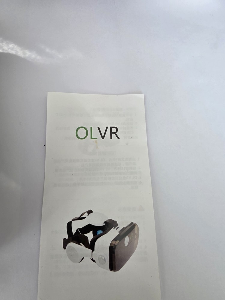 OL VR Virtual Reality Glasses Smartphone VR Headset White Plastic