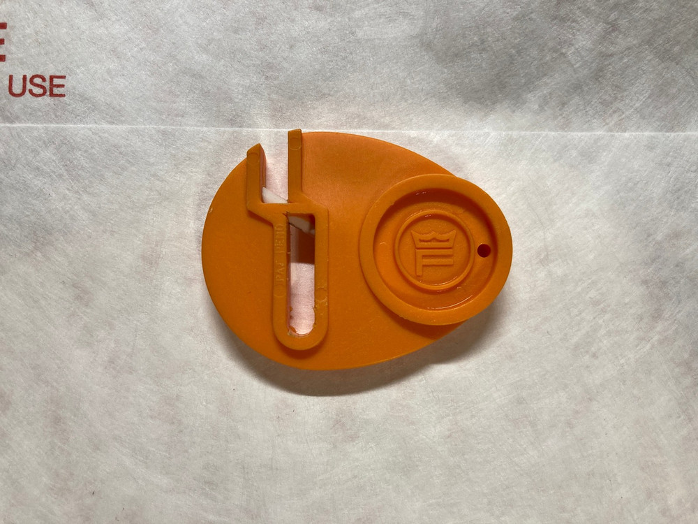 Fiskars 9854 SewSharp Ceramic Scissors/Shears Sharpener, Orange